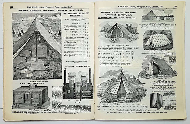 Rare Antique Harrods Catalogue Export Price List c.1914