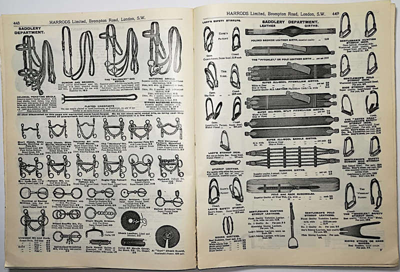 Rare Antique Harrods Catalogue Export Price List c.1914