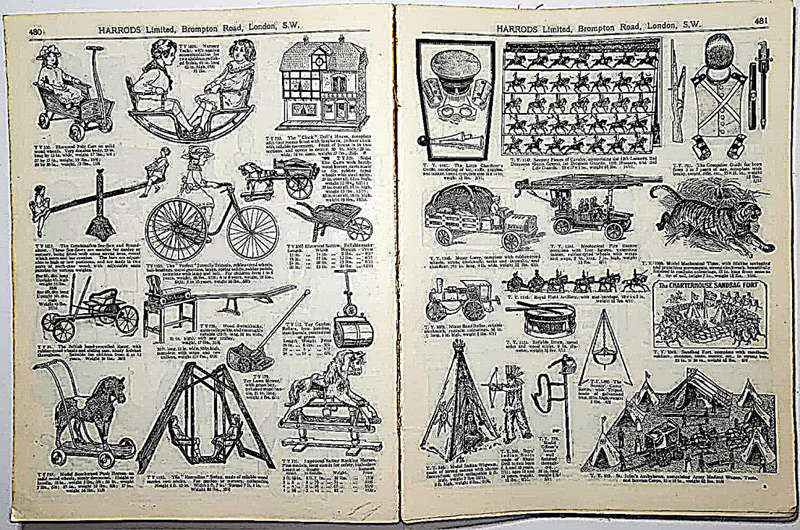 Rare Antique Harrods Catalogue Export Price List c.1914