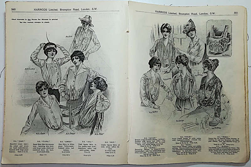 Rare Antique Harrods Catalogue Export Price List c.1914