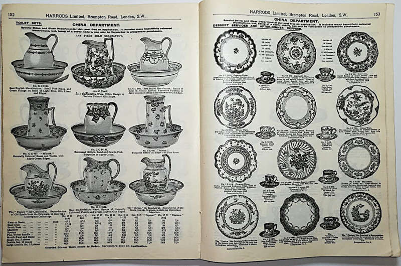 Rare Antique Harrods Catalogue Export Price List c.1914