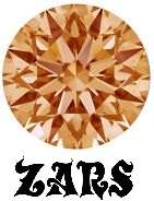 1.97ct -[8.3mm] - Orange - VVS2 - Moissanite - Top Quality Engagement Stone