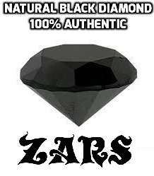 1.70ct- Natural Black Diamond- 100% Diamond!!! [7.2 x 4.5 mm] ** Great Investment**