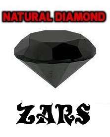 1.70ct- Natural Black Diamond- 100% Diamond!!! [6.5 x 5.5 mm] ** Great Investment**