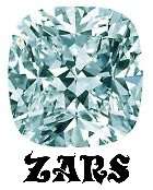 1.85ct -Very Light Fancy Blue- VS1 - [7.52mm]  Cushion Cut- Top Quality Moissanite