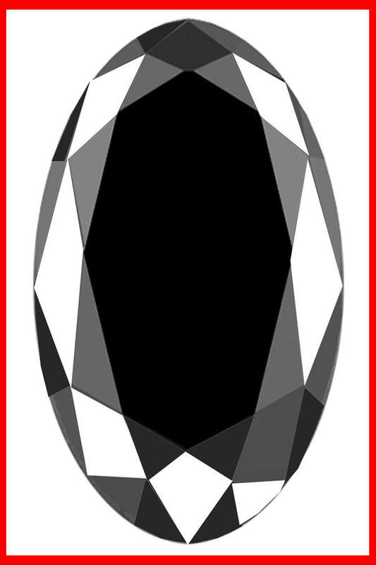 18.46 ct ( 21.50 MM ) AAA GREAT FANCY OVAL CUT BLACK LOOSE MOISSANITE DIAMOND