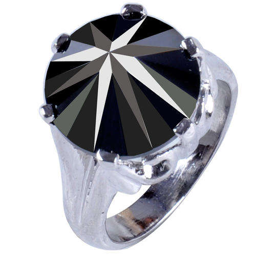 10.26 carat + BLACK DIAMOND MOISSANITE SOLID SIVER 925 SILVER