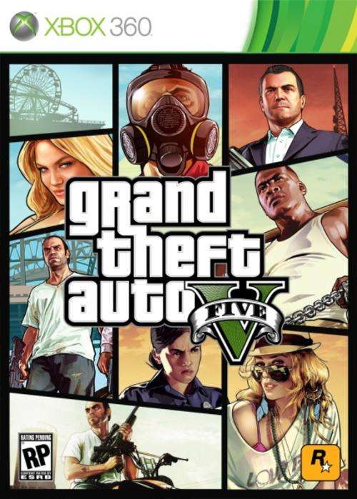 X BOX 360 GRAND THEFT AUTO 5 **NEW CONDITION**