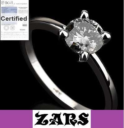 Lab Certified: 1.00 Carat -F- SI3 [EARTH MINED DIAMOND]- SET IN SOLID 14CT WHITE GOLD (R63409.66)