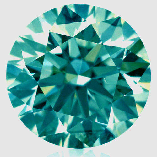 2.55ct- OCEAN BLUE/GREEN - VVS2 - 9.31mm- MOISSANITE - TEST ON ANY DIAMOND TESTER! 100% SATISFACTION