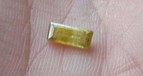Magnificent - 0.83ct  Fancy Yellow - Moissanite - Princess Cut - 100% Test As Diamond!!!