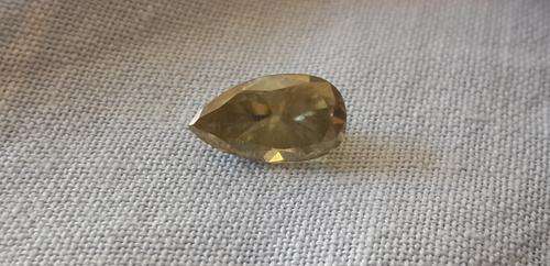 MASSIVE: 4.14ct - Fancy Pear Shape-SI-Moissanite - 100% Test As Diamond!!!