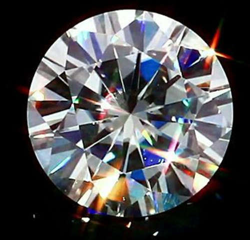 Gorgeous - 0.92ct - H - VVS1 -  [6.4mm] Natural Moissanite - Will Test Diamond 100%