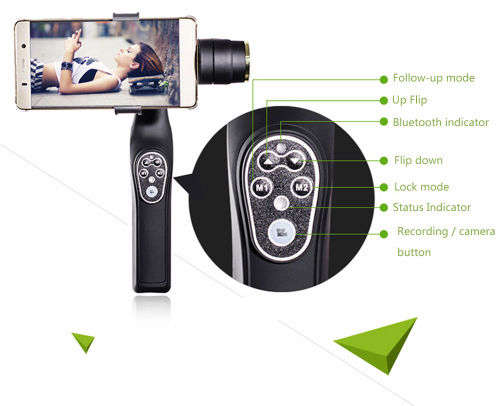 JJ-1 2 Axis Handheld Gimbal Brushless Stabilizer for Smart Phones :LAST 1 LEFT!