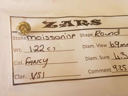 1.22ct - Fancy Mix - VS1- [6.9 x 4.3mm ]Top Quality Moissanite