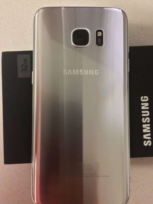 Samsung Galaxy S7 EDGE - Titanium Silver - Local Stock *FREE COVER*