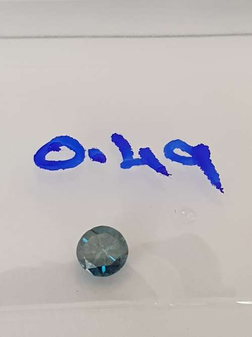 DIAMOND- 0.49ct - Fancy Blue [4.6 x 3mm] Perfect Engagement -Investment!