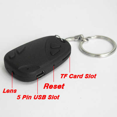 WHOLESALE 10 UNITS - MINI SPY CAMCORDER KEY CHAIN 720x480 DVR