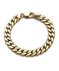 SOLID 18KGL GOLD MENS BRACELET.16.6 GRAM