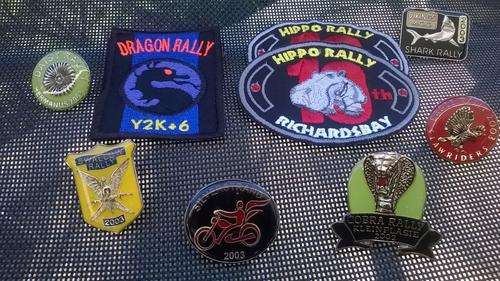 BIKE RALLY BADGES & BUTTONS
