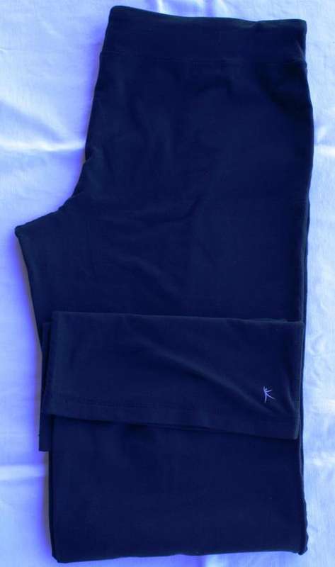 Brand New Original DANSKIN Dance/Yoga/Sweat Bootleg Pants Size XXL - Navy blue