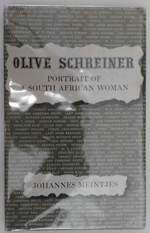 Meintjes, 'Olive Schreiner' 1st Ed.