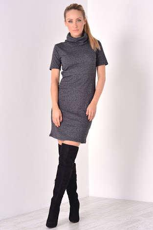 gorgeous charcoal dress