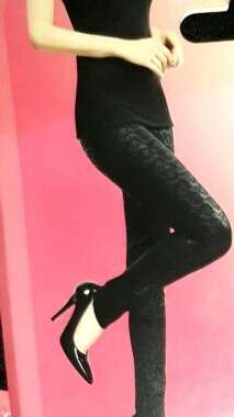 Black Paisly print leggings