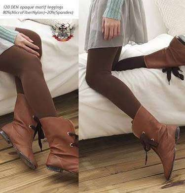 Brown leggings