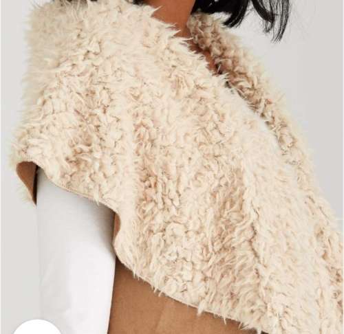 Sleeveless Shearling Vest