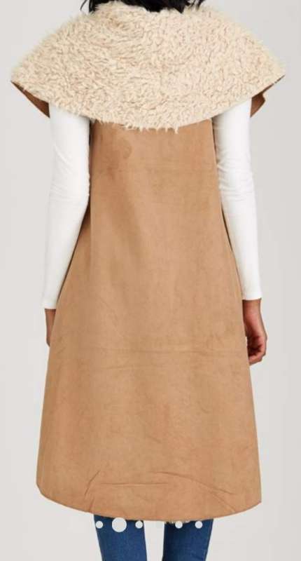 Sleeveless Shearling Vest