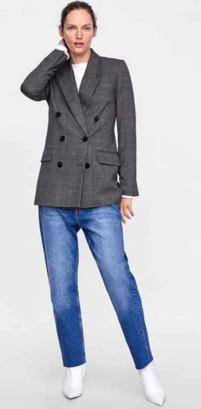 Grey fitted  Blazer