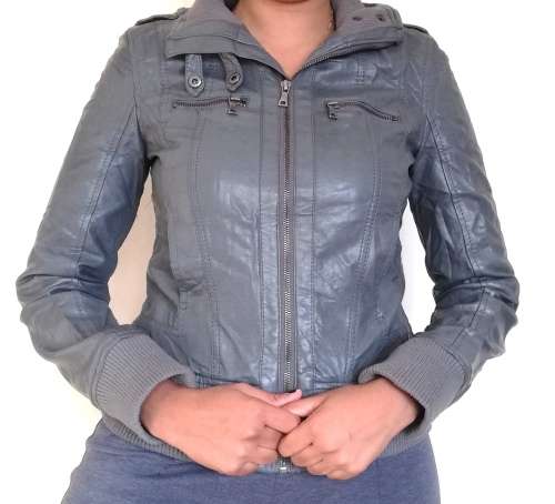 Grey Biker style  jacket