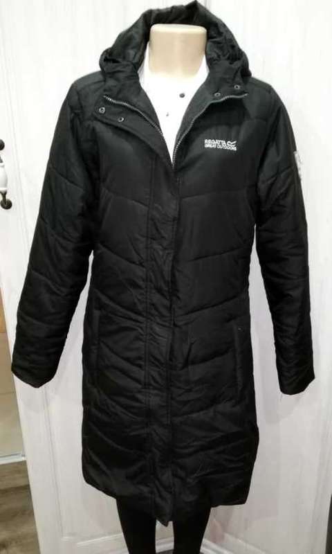 Regatta Great Outdoors ...long Length Quilted puffer Parka Jacket Black