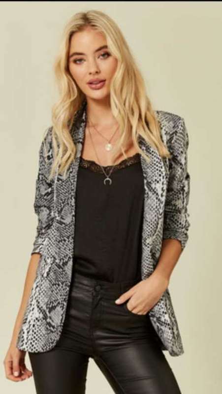 Designer Snakeskin Blazer