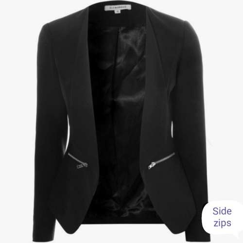 Fitted Black Shrug