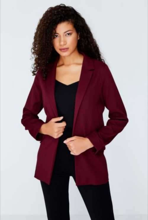 Fitted Maroon blazer