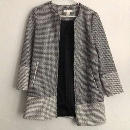 H&M Collarless Coat