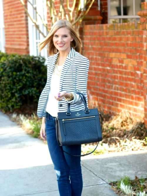 Striped Nautical Blazer