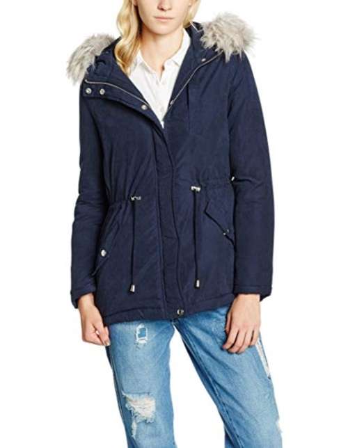 Beautiful Parka Jacket with fur trim hood..
