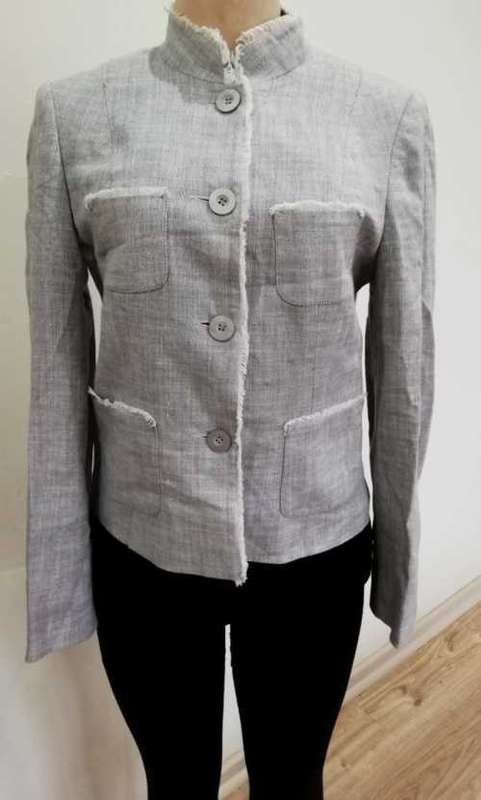 Grey Frayed Coat