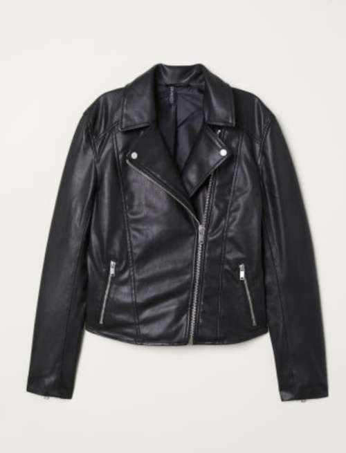 Faux Leather Biker Jacket