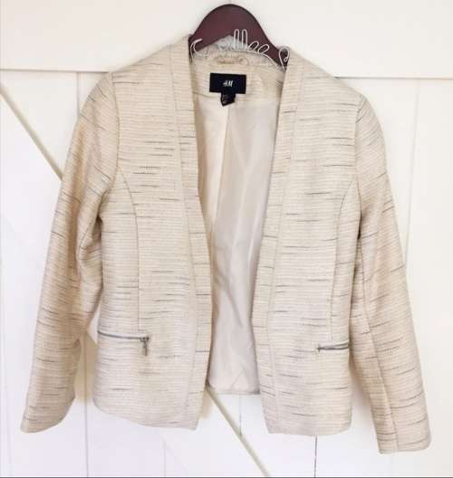 Tweed Metallic Blazer