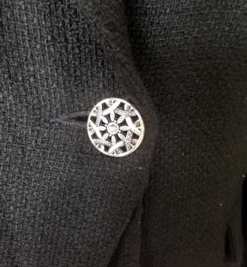 Beautiful Boucle frill Coat