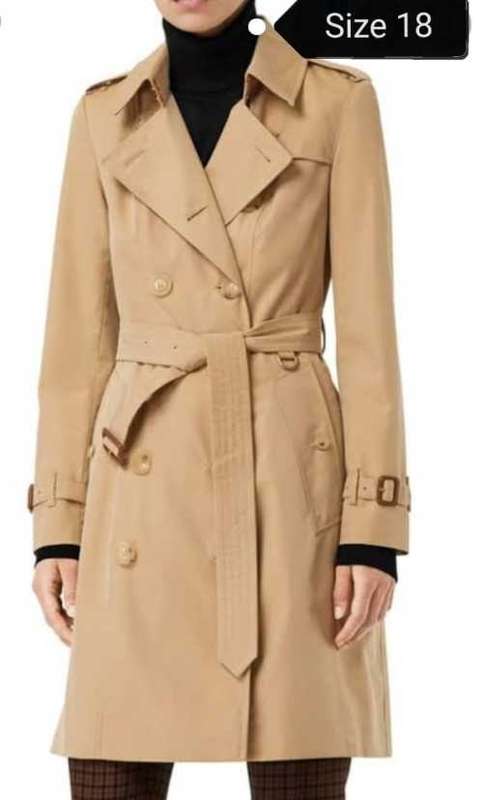 Exquisite Beige Trench Coat