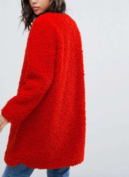 Red/Orange  Shaggy Coat
