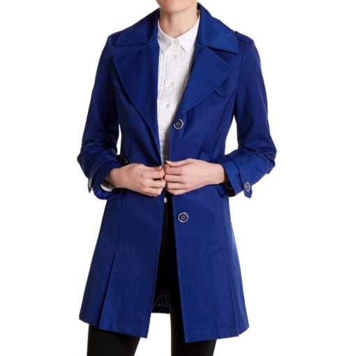 Royal Blue Trench Coat