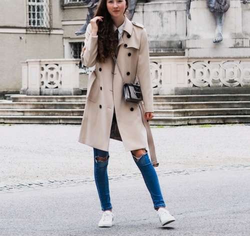 Beige Trench Coat