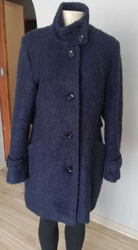 Beautiful Purple Shaggy Wool Coat