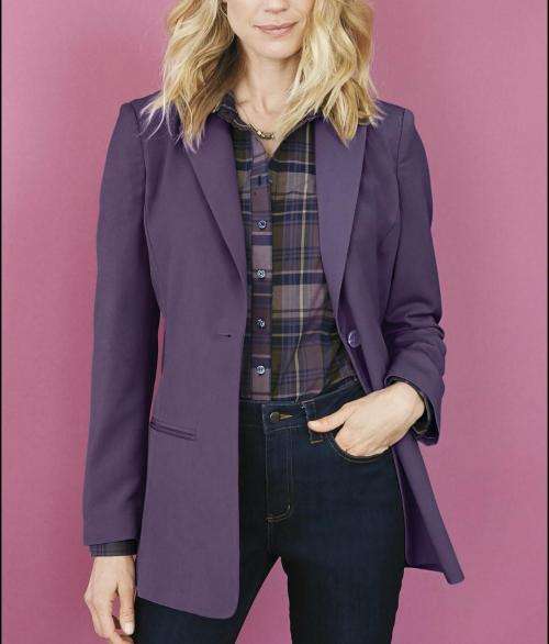 Purple Blazer